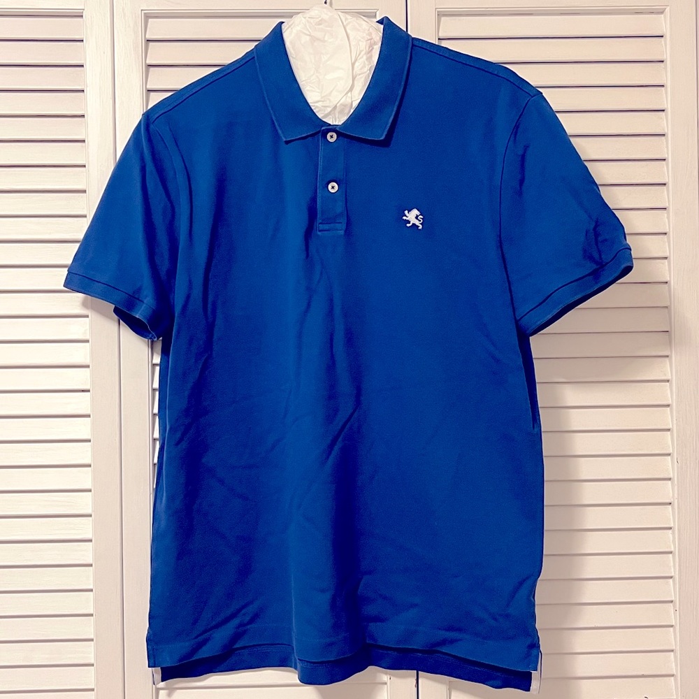 Mens collared shirt, Blue polo, size XL